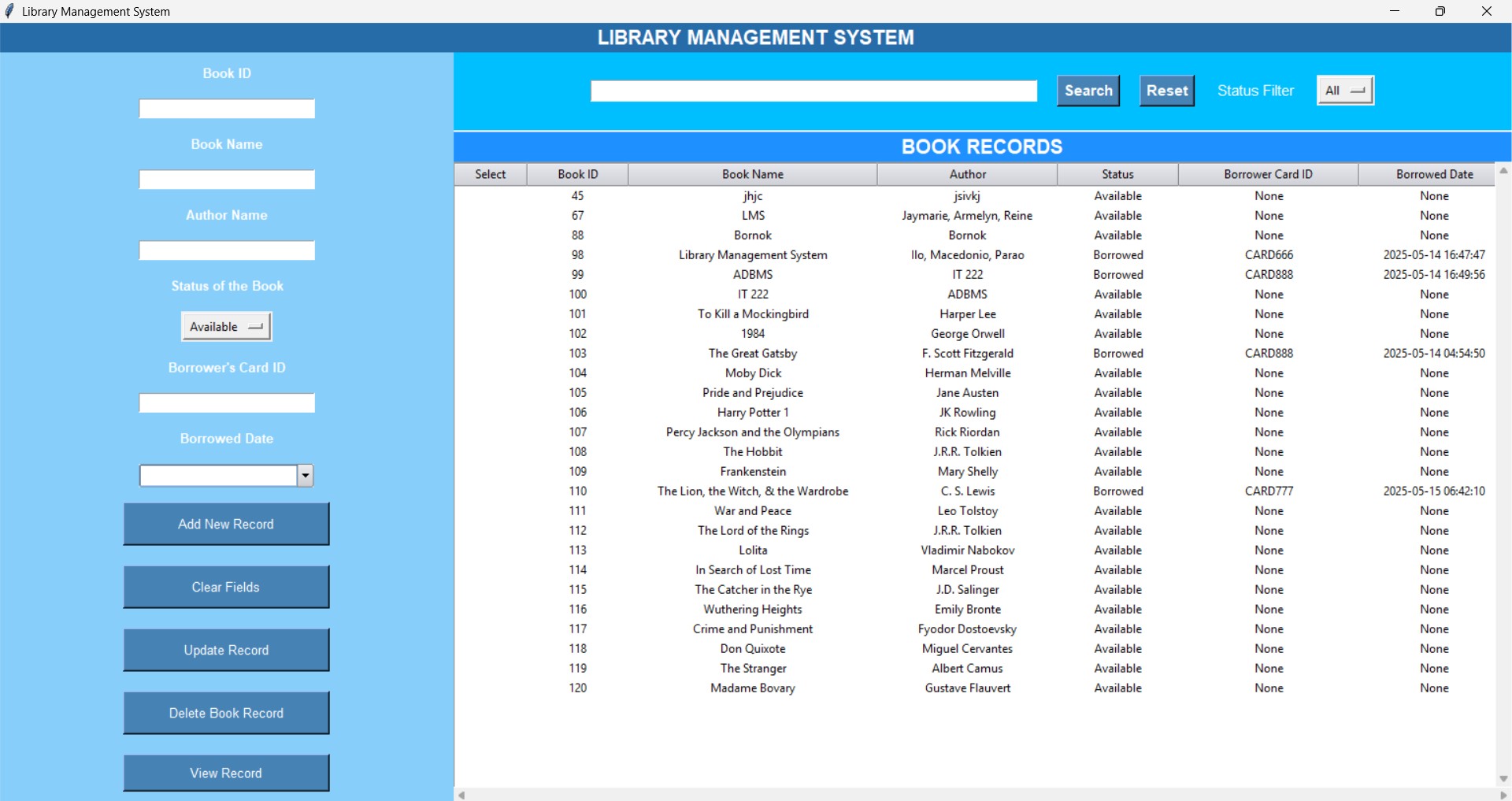 Library Management System